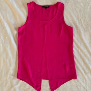 Express Hot Pink Sheer Top Size XS